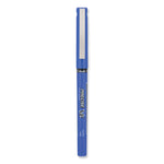 Precise V5 Rollerball Pen, Stick, Extra-Fine 0.5 mm, Purple Ink, Purple/Clear Barrel, Dozen
