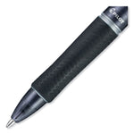 Acroball Colors Advanced Ink Hybrid Gel Pen, Retractable, Medium 1 mm, Black Ink, Smoke/Black Barrel