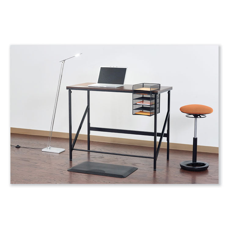 Onyx Horizontal Hanging Storage, 5 Sections, Letter Size Files, 10.25" x 12.4" x 14.4", Black