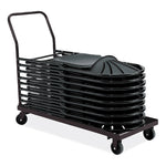 Dolly for 1100 Series Chairs, 1,100 lb Capacity, 39 x 19 x 46.5, Brown