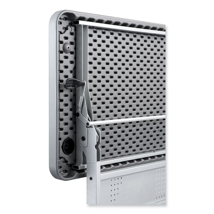 Flip-N-Store Training Table, Rectangular, 24 x 60 x 29.5, Charcoal Gray
