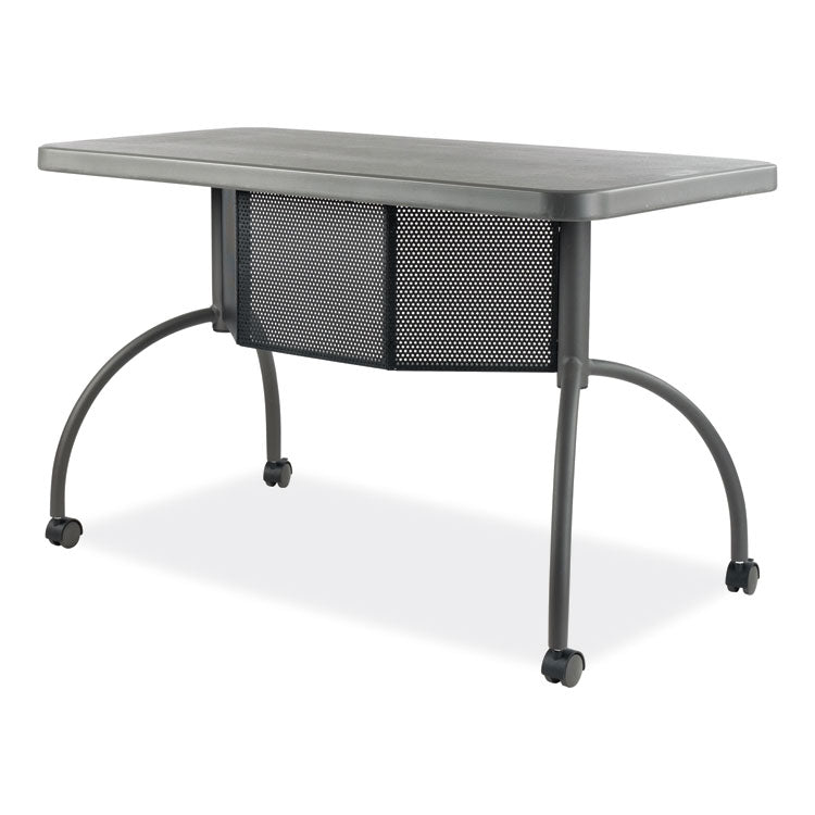 Teacher's WorkPod Desk, 48" x 24" x 30", Charcoal Slate