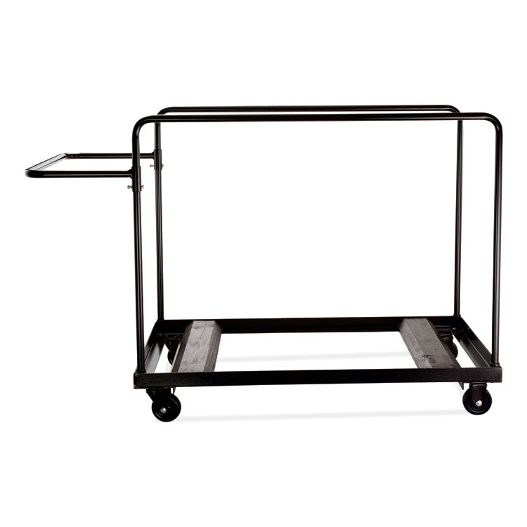 Folding Table Dolly for Round Tables, 660 lb Capacity, 40.5 x 28 x 61.5, Brown