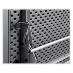 Flip-N-Store Training Table, Rectangular, 24 x 60 x 29.5, Charcoal Gray