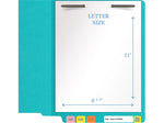 Medical Arts Press Classification Folder, 3/4" Expansion, Letter Size, Blue, 40/Box (S-09461-LBL)