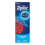 Zipper Freezer Bags, 1 gal, 9.6" x 12.1", Clear, 28/Box