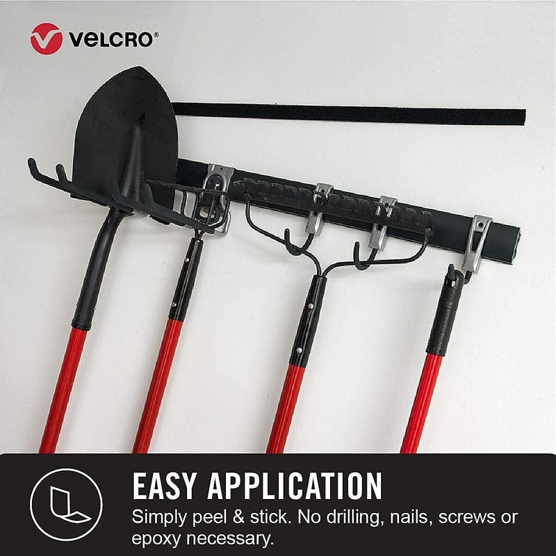 Velcro® Brand Industrial Strength 2" x 15' Hook & Loop Fastener Roll, Black (90197)
