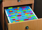 Post-it Tabs, 1" Wide, Assorted Colors, 66 Tabs/Pack (686-PGO)