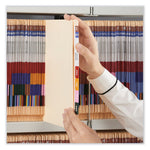 Deluxe Reinforced End Tab Folders, Straight Tabs, Legal Size, 0.75" Expansion, Manila, 100/Box