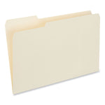 Top Tab File Folders, 1/3-Cut Tabs: Left Position, Legal Size, 0.75" Expansion, Manila, 100/Box