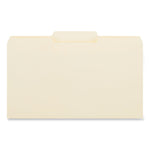 Top Tab File Folders, 1/3-Cut Tabs: Center Position, Legal Size, 0.75" Expansion, Manila, 100/Box
