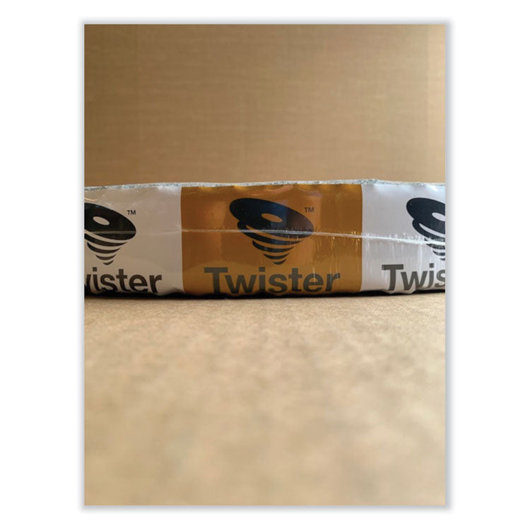 Twister Floor Pad, 20" Diameter, Orange, 2/Carton