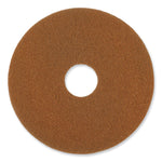 Twister Floor Pad, 20" Diameter, Orange, 2/Carton