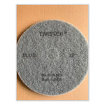 Twister Floor Pad, 20" Diameter, Blue, 2/Carton