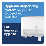 Elevation Coreless High Capacity Bath Tissue Dispenser, 14.17 x 5.08 x 8.23, White