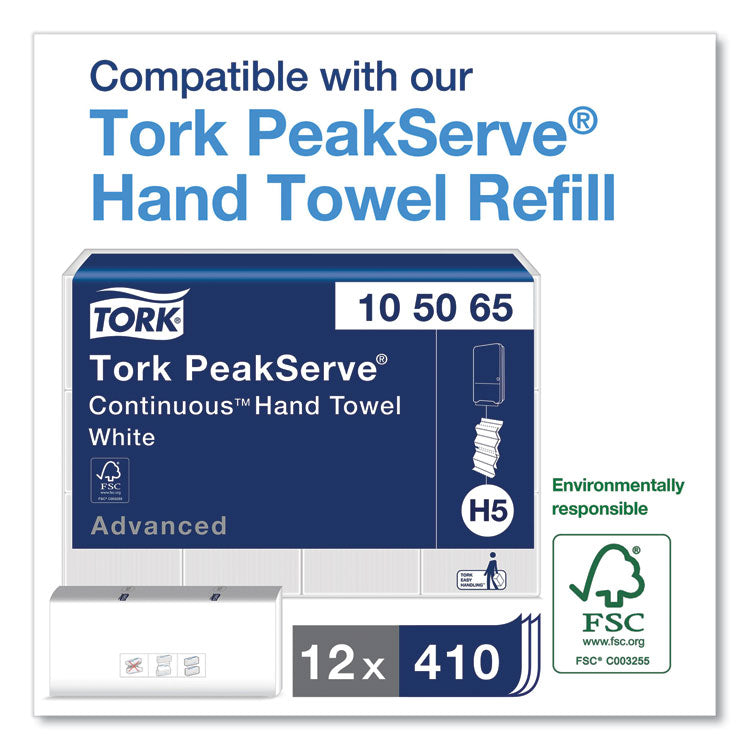 Peakserve Continuous Recessed Cabinet Hand Towel Adapter, 14.37 X 4.29 X 20.35, White