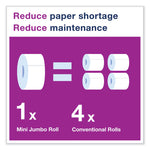 Elevation Bath Tissue Mini-Jumbo Roll Twin Dispenser, 17 x 5.69 x 10.13, Black