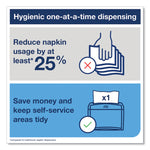 Xpressnap Interfold Dispenser Napkins, 1-Ply, Bag-Pack, 13 X 8.5", White, 6000/carton