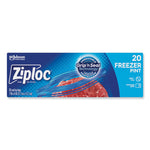 Zipper Freezer Bags, 16 oz, 7" x 5", Clear, 240/Carton