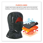 N-Ferno 6871 2-Layer Winter Liner + Mouthpiece Kit, Fleece/Cotton, One Size Fits Most, Black
