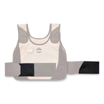 Chill-Its 6240 Phase Change Cooling Vest Elastic Extenders, 3.5", Black