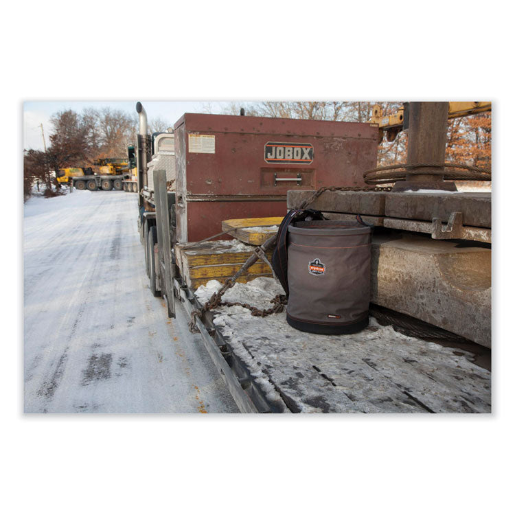 Arsenal 5935 Extra-Large Web Handle Canvas Hoist Bucket, 150 lb, Gray