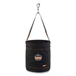 Arsenal 5970 Swiveling Hook Nylon Hoist Bucket, 100 lb, Black