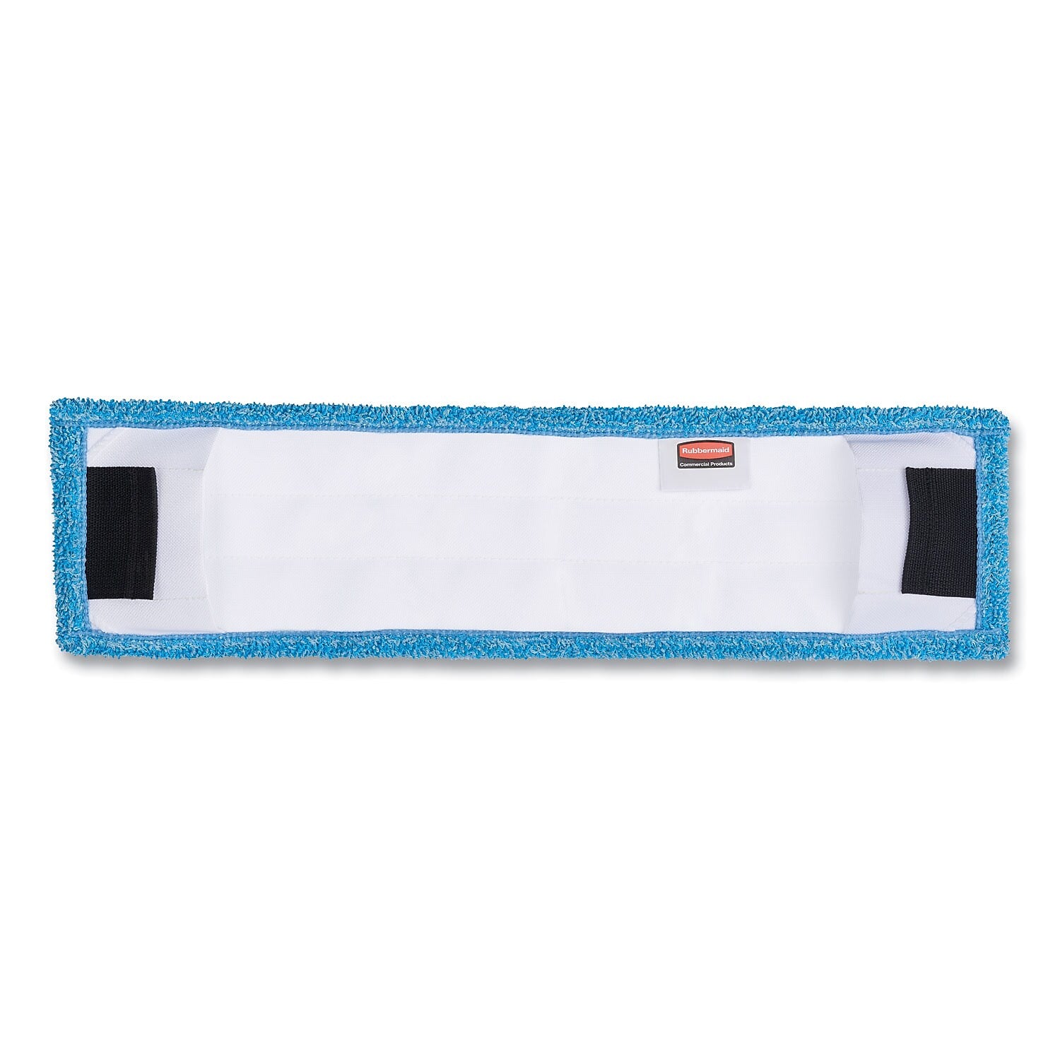 Rubbermaid Commercial Adaptable Flat Microfiber Mop Pad, Blue (RCP2132427)