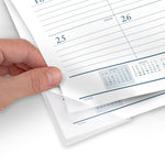 2026 AT-A-GLANCE Success 21.75" x 17" Monthly Desk Pad Calendar, White/Blue (ST24-00-26)