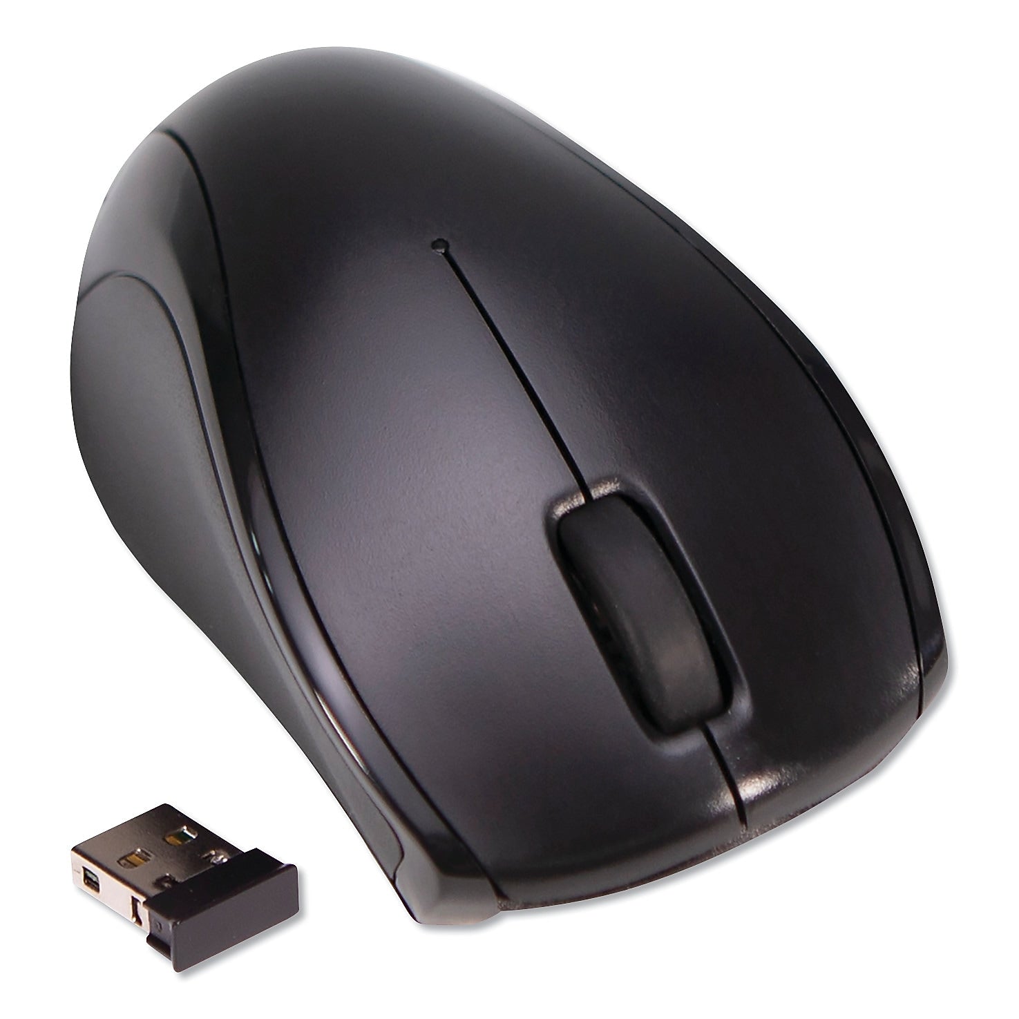 Innovera Compact Travel Wireless Ambidextrous Mouse, Black (IVR62210)