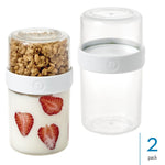 iDESIGN Stack 'n Snack Medium Containers, 2/Pack (28207M2)