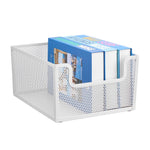 mDesign Steel Organizer, Matte White (26092)