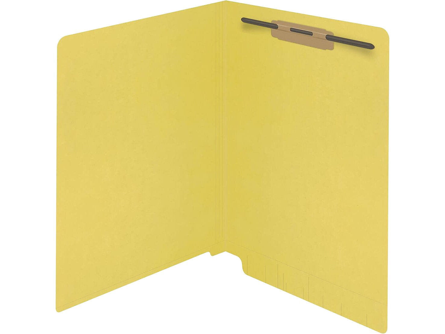 Medical Arts Press Reinforced End Tab File Folder, Straight Cut, Letter-Size, Yellow, 50/Box (S-01501-YLW)