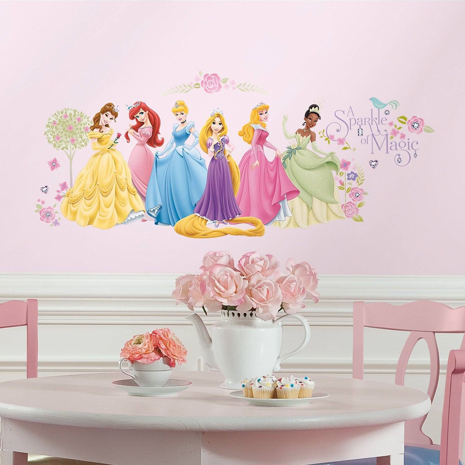 York Wallcoverings Disney Princess - Glow Princess Contemporary Decals, Music, Movies & TV (RMK1903SCS)