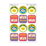 Trend Enterprises Bacon 'n Eggs Bacon Scent Scratch 'n Sniff Stinky Stickers, Multicolored, 48/Pack, 6/Packs/Bundle (T-83055-6)