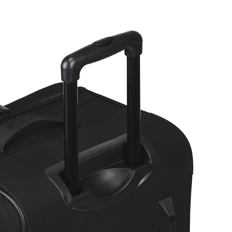 Bugatti Denver 3-Piece Polyester Telescoping Travel Duffel Set with Wheels, Black (DUFW9503XLBU-BLA)