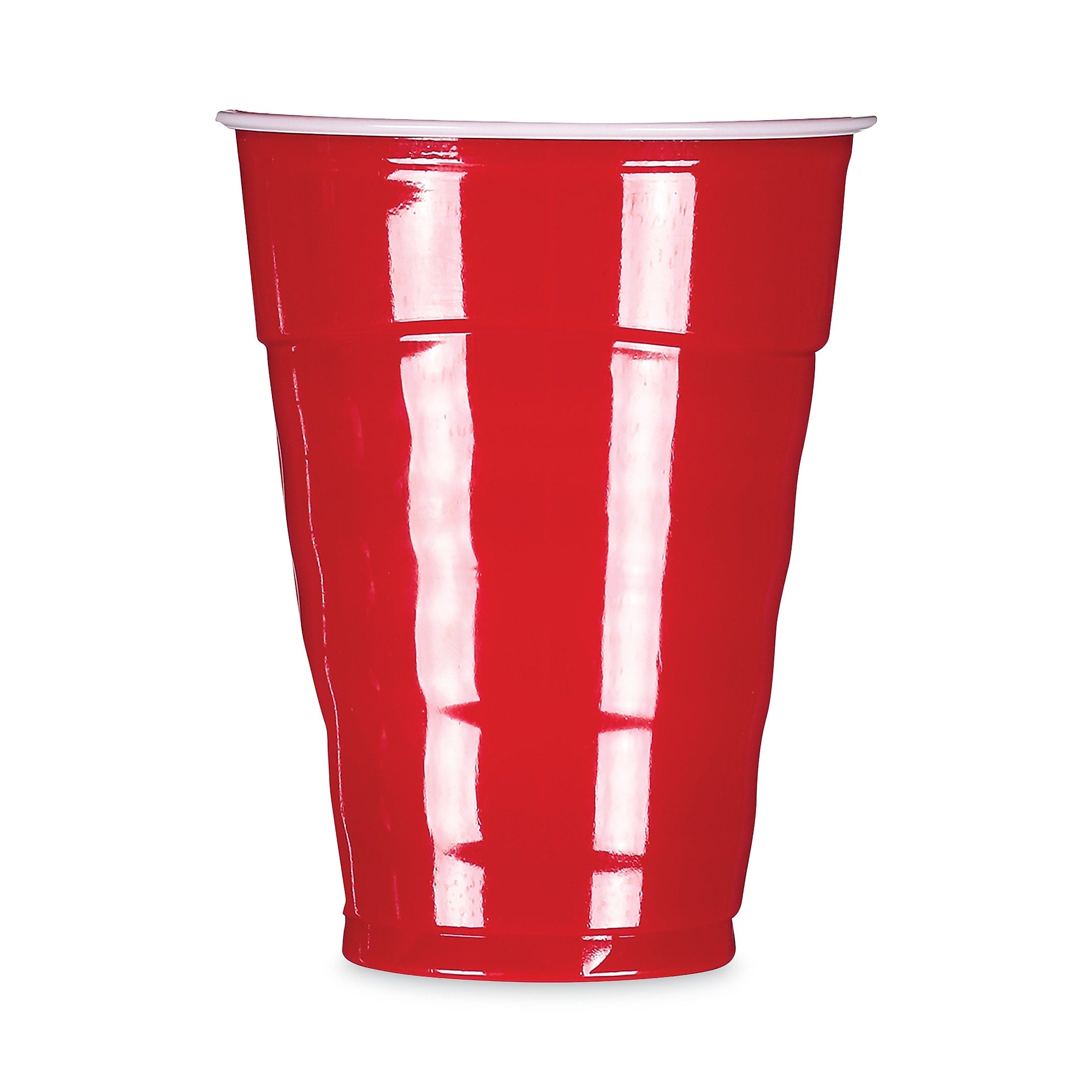 Hefty® Easy Grip Disposable Plastic Party Cups, 18 oz, Red, 50/Pack, 8 Packs/Carton