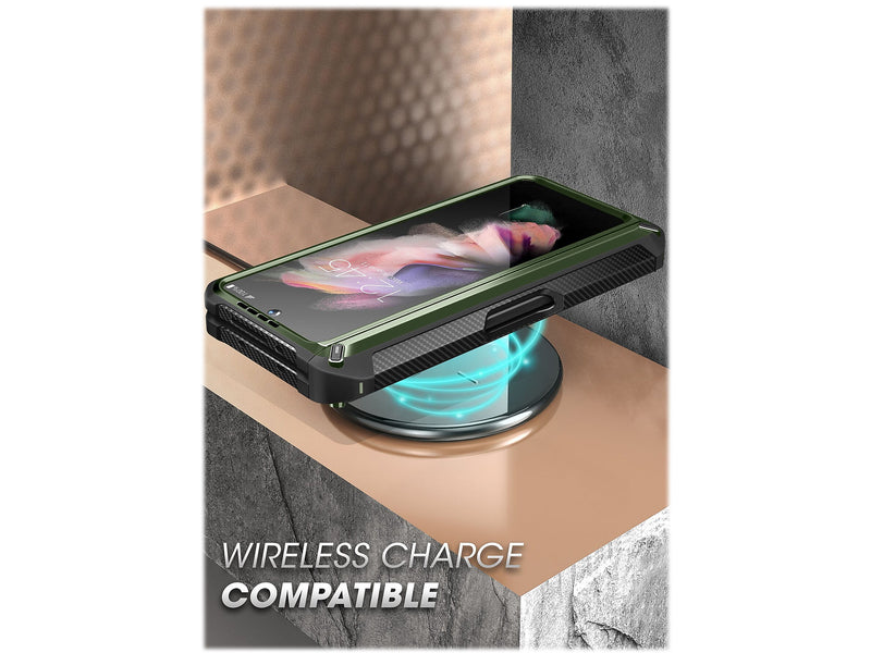 SUPCASE Unicorn Beetle PRO Dark Green Rugged Case for Samsung Galaxy Z Fold4 (SUP-Galaxy2022-ZFold4-5G-UBPro-SP-Guldan)