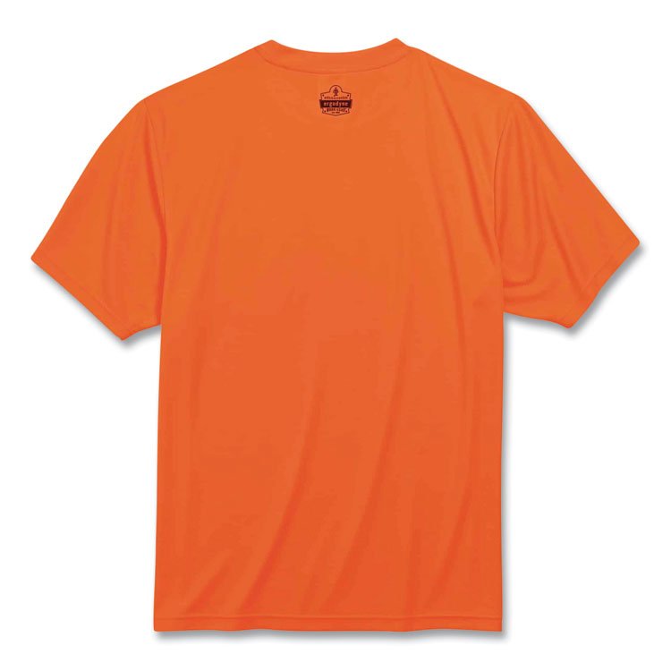 GloWear 8089 Non-Certified Hi-Vis T-Shirt, Polyester, 2X-Large, Orange