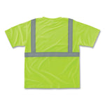GloWear 8289 Class 2 Hi-Vis T-Shirt, Polyester, Lime, 3X-Large