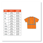 GloWear 8289 Class 2 Hi-Vis T-Shirt, Polyester, Orange, X-Small