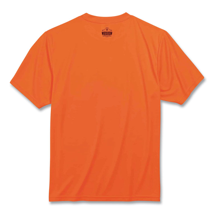 GloWear 8089 Non-Certified Hi-Vis T-Shirt, Polyester, Small, Orange
