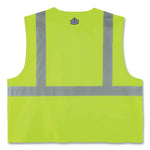 GloWear 8225Z Class 2 Standard Solid Vest, Polyester, Lime, Large/X-Large