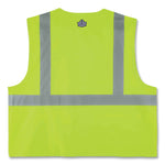 GloWear 8225Z Class 2 Standard Solid Vest, Polyester, Lime, 2X-Large/3X-Large