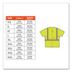 GloWear 8289 Class 2 Hi-Vis T-Shirt, Polyester, Lime, 5X-Large