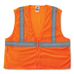 GloWear 8205Z Class 2 Super Economy Mesh Vest, Polyester, Orange, 2X-Large/3X-Large