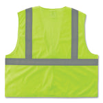 GloWear 8205Z Class 2 Super Economy Mesh Vest, Polyester, Lime, 2X-Large/3X-Large