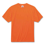 GloWear 8089 Non-Certified Hi-Vis T-Shirt, Polyester, 4X-Large, Orange