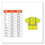GloWear 8289 Class 2 Hi-Vis T-Shirt, Polyester, Lime, 2X-Large