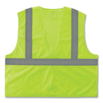 GloWear 8205Z Class 2 Super Economy Mesh Vest, Polyester, Lime, Large/X-Large